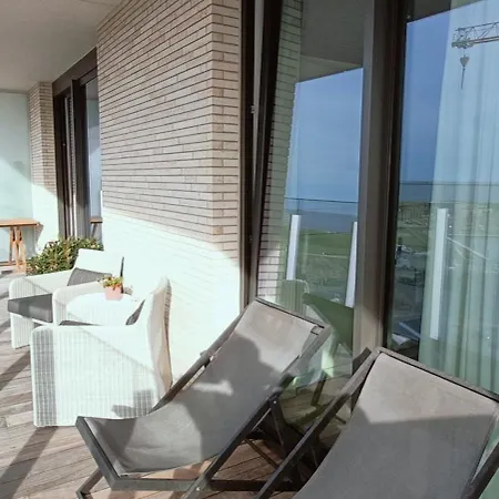 Apartmán Park Tower Sea View With Pool And Gym Ostende