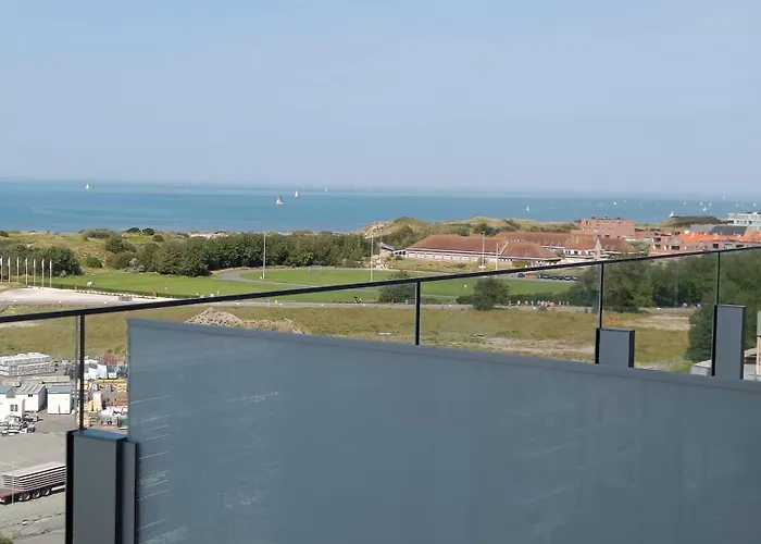 Apartment Park Tower Sea View With Pool And Gym Ostende